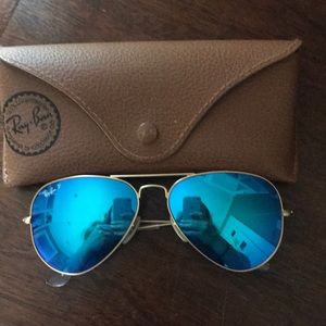 Blue polarized ray bans